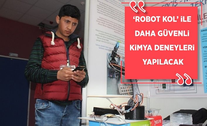 ‘Robot kol’ ile daha güvenli kimya deneyleri yapılacak
