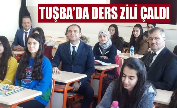 Tuşba’da ders zili çaldı