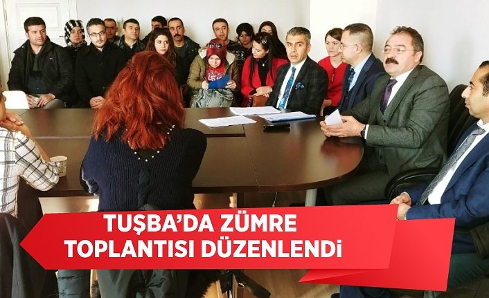 Tuşba’da Zümre Toplantısı düzenlendi