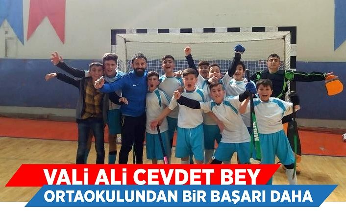 Vali Ali Cevdet Bey Ortaokulundan bir başarı daha