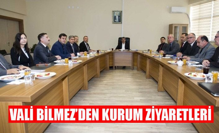 Vali Bilmez’in kurum ziyaretleri devam ediyor