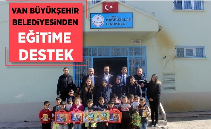 Van Büyükşehir Belediyesinden eğitime destek