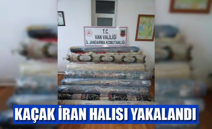 Van’da 24 adet kaçak İran halısı ele geçirildi