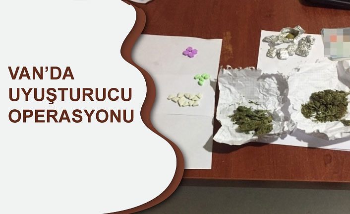 Van’da uyuşturucu operasyonu