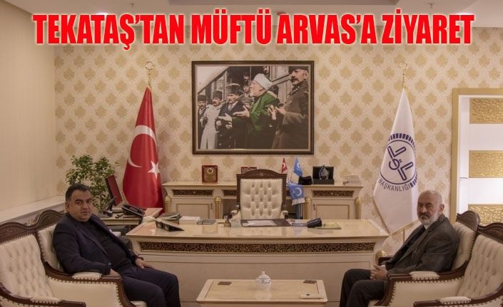 VASKİ Genel Müdürü Tekataş’tan Müftü Arvas’a ziyaret