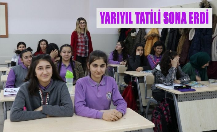 Yarıyıl tatili sona erdi