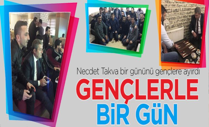 Ak Parti Büyükşehir Adayı Takva gençlerin misafiri oldu
