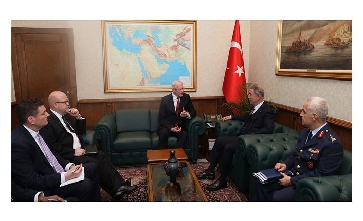 Bakan Akar, ABD'nin Suriye Özel Temsilcisi Jeffrey ile görüştü