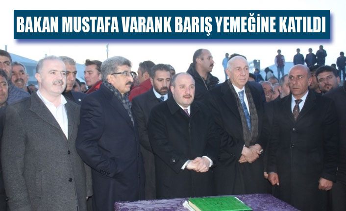 Bakan Varank iki aşiretin barış yemeğine katıldı