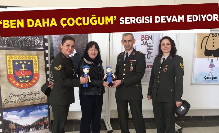 ‘Ben Daha Çocuğum’ sergisi devam ediyor