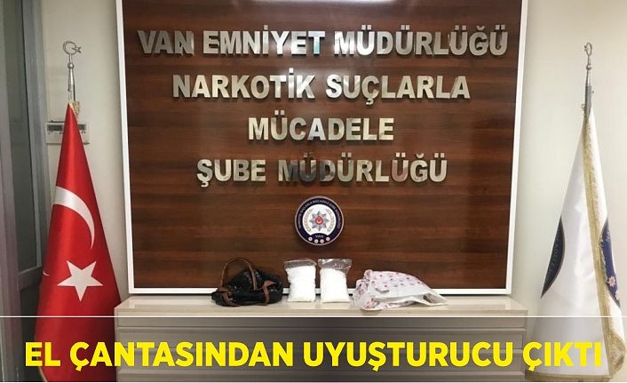 El çantasından uyuşturucu çıktı