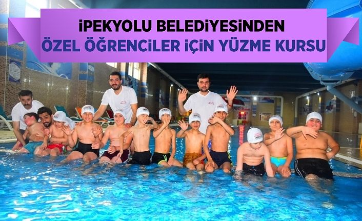 İpekyolu Belediyesinden özel öğrenciler için yüzme kursu