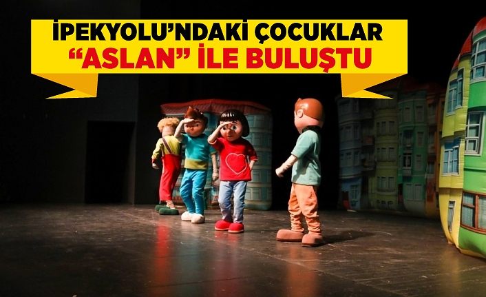 İpekyolu’ndaki çocuklar “Aslan” ile buluştu