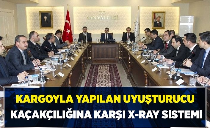 Kargoyla yapılan uyuşturucu kaçakçılığına karşı x-ray sistemi