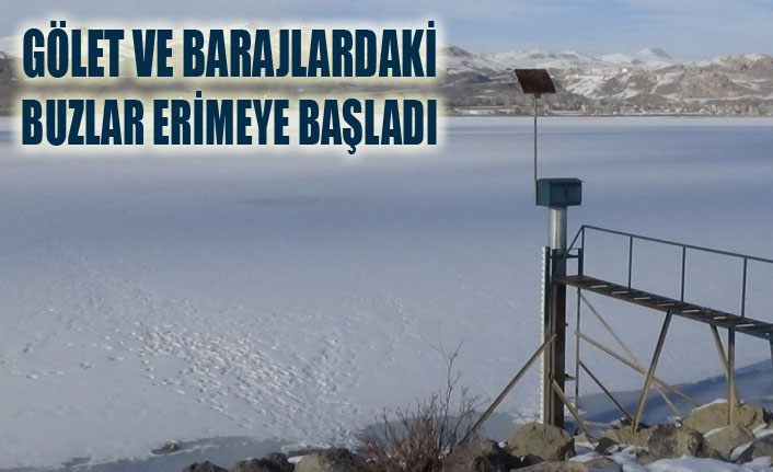 Soğukların etkisini kaybetmesiyle buzlar çözülmeye başladı