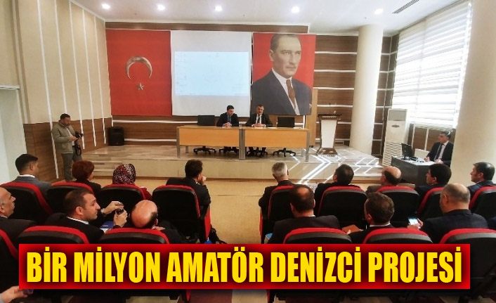 Van’da “Bir Milyon Amatör Denizci” projesi