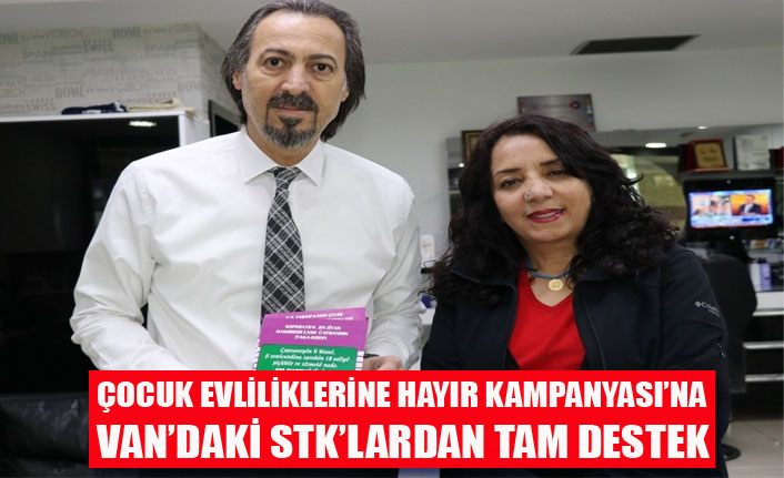 Van’da ‘Çocuk evliliklerine hayır’ kampanyasına STK’lardan destek