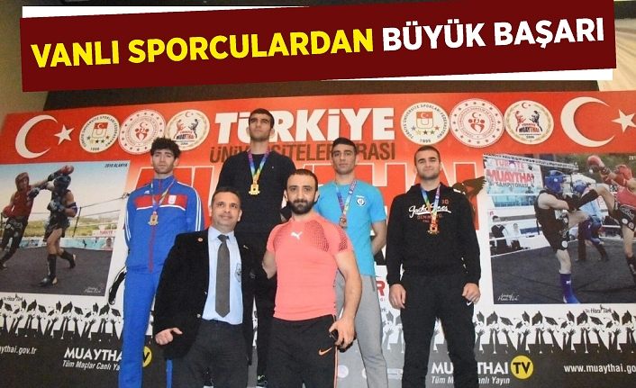 Vanlı sporculardan büyük başarı