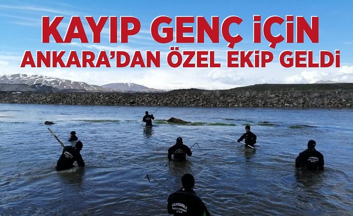 Kayıp genç için Ankara’dan özel ekip geldi