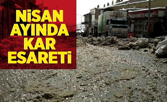Nisan ayında kar esareti