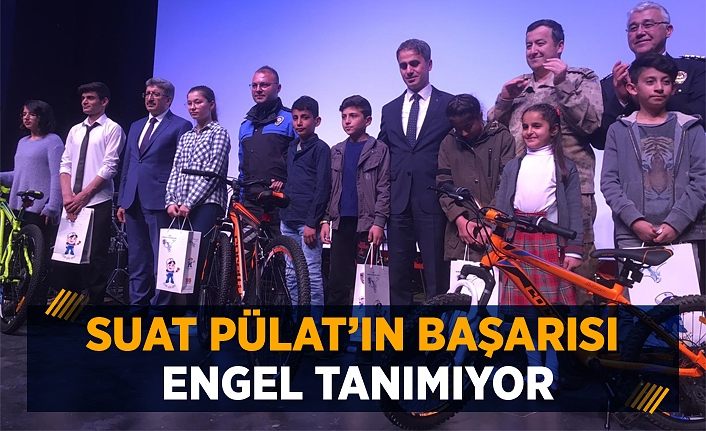 Suat Pülat’ın başarısı engel tanımıyor