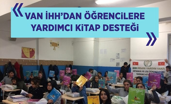 Van İHH’dan öğrencilere yardımcı kitap desteği