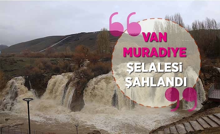 Van Muradiye şelalesi şahlandı
