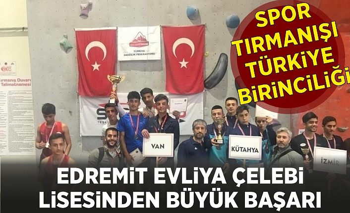 Edremit Evliya Çelebi Lisesinden büyük başarı