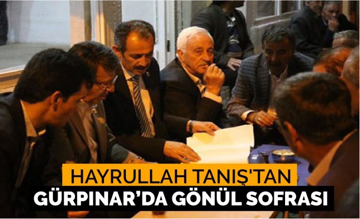 Hayrullah Tanış'tan Gürpınar’da gönül sofrası