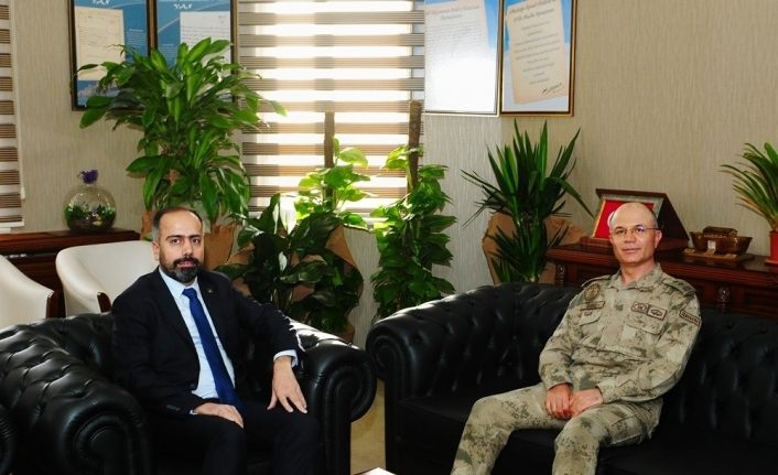Korgeneral İlbaş’tan Rektör Şevli’ye ziyaret