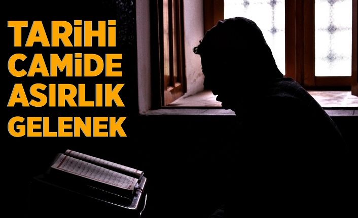 Tarihi camide asırlık mukabele geleneği