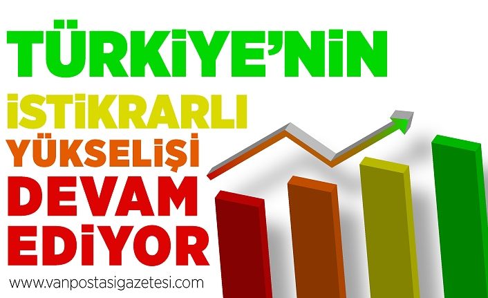 Türikey'nin istikrarlı yükselişi devam ediyor