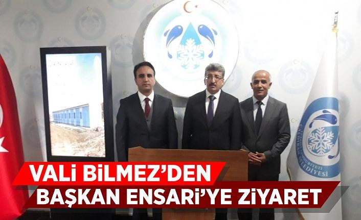 Vali Bilmez’den Başkan Ensari’ye ziyaret