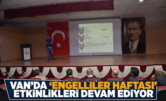 Van’da ‘Engelliler Haftası’ etkinlikleri devam ediyor