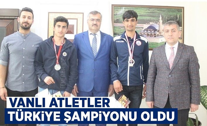 Vanlı atletler Türkiye şampiyonu oldu