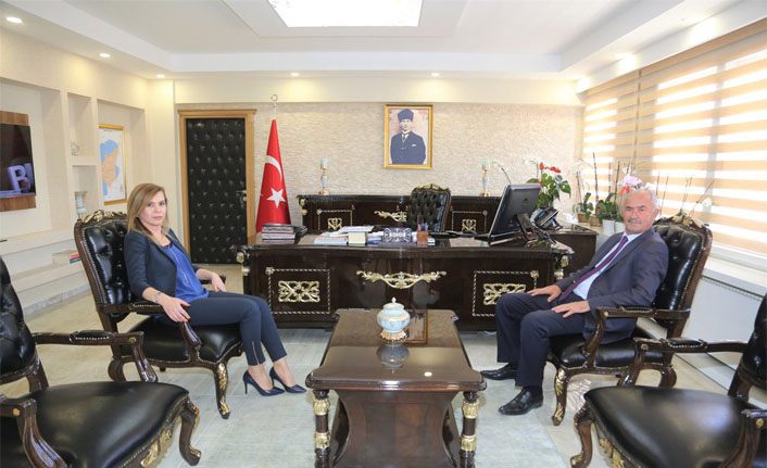 Tuşba Belediye Başkanı Akman, Kaymakam Uçar’a ziyaret