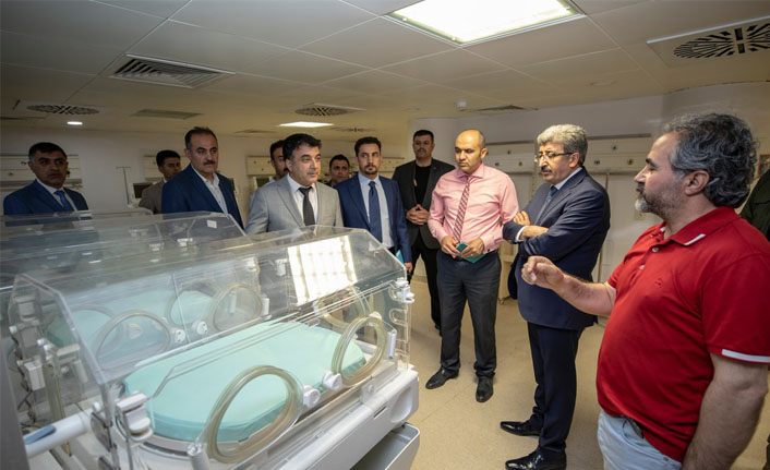 Van Valisi Bilmez'den hastane denetimi