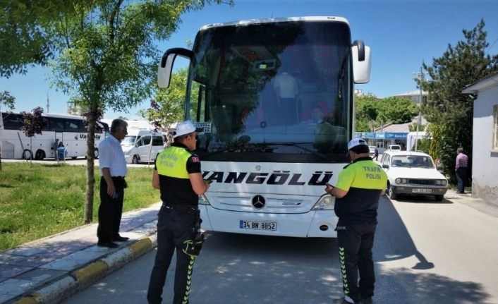 Van’da bayram öncesi trafik denetimleri