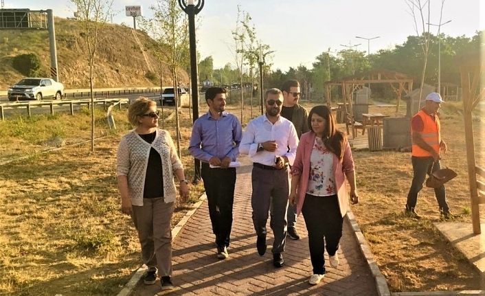 Başkan Say, mesire alanında incelemelerde bulundu