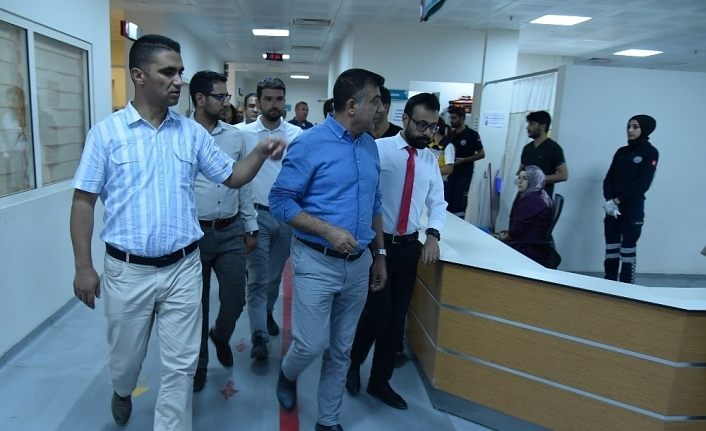 Müdür Sünnetçioğlu’ndan Erciş Devlet Hastanesine ziyaret