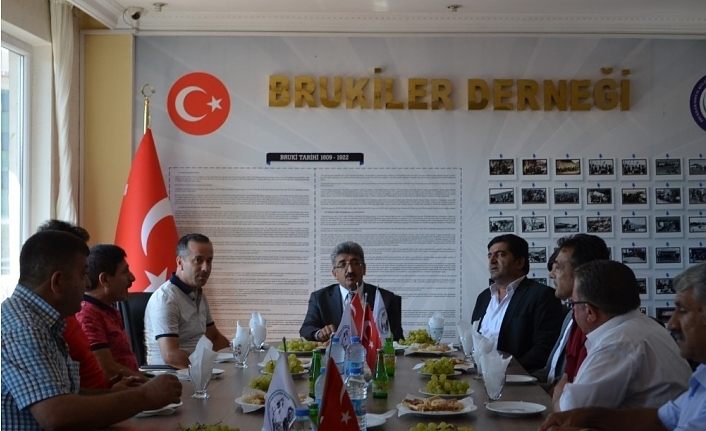 Vali Bilmez’den Brukiler Derneğine ziyaret