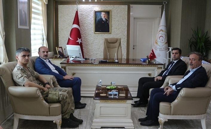 Kaymakam Öztabak’tan meslektaşına ziyaret