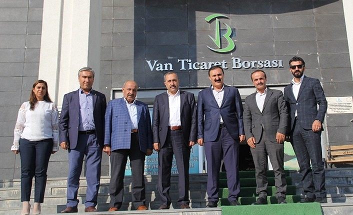 Van Milletvekili Arvas’tan VANTB’ye ziyaret
