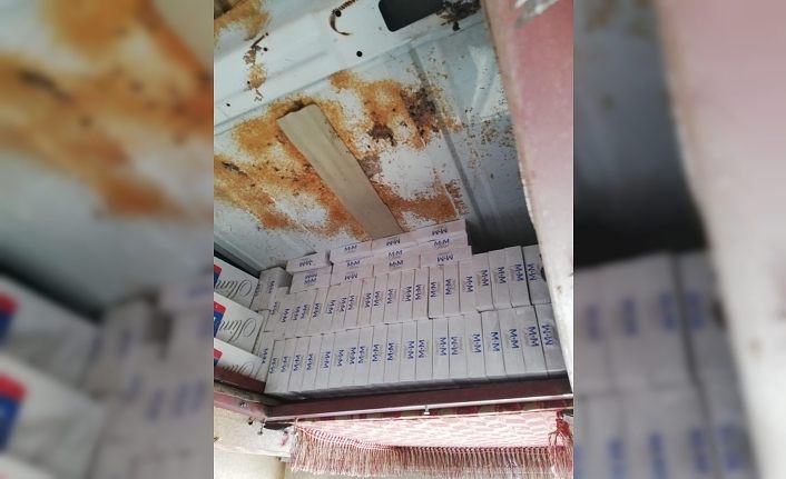 Van’da 15 bin paket kaçak sigara ele geçirildi