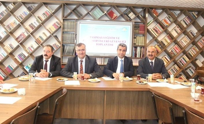 Van’da ‘Taşımalı Eğitim ve Okul Servisleri Güvenliği Toplantısı’ yapıldı