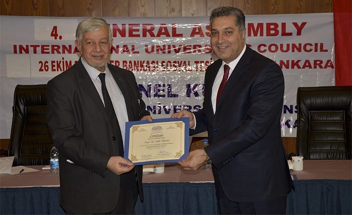 Prof. Dr. Şefik Tüfenkçi Uluslararası Üniversiteler Genel Sekreter yardımcısı oldu