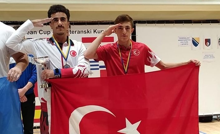 Vanlı halterci Bosna Hersek’ten madalyayla döndü