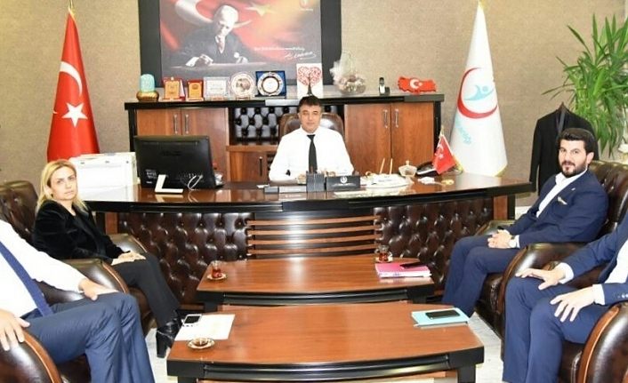 AK Parti’li Sağlam’dan Müdür Sünnetçioğlu’na ziyaret