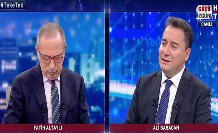 Ali Babacan, AK Parti'den neden istifa ettiğini canlı yayında açıkladı
