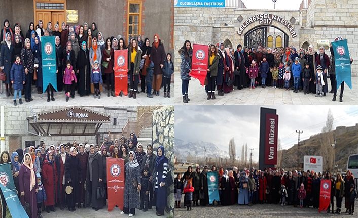 İpekyolu Kevenli ADEM kursiyerleri Tarihi Van Evlerini ve Van Müzesini gezdi